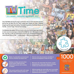 TV Time - 70's Shows 1000 Piece Jigsaw Puzzle (ONLINE ORDER ONLY)