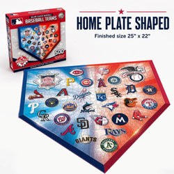 MLB - Home Plate 500 Piece Shaped Jigsaw Puzzle