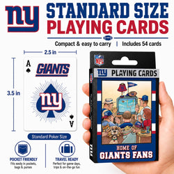New York Giants Fan Deck Playing Cards - 54 Card Deck