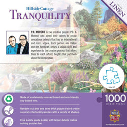 Tranquility - Hillside Cottage 1000 Piece Jigsaw Puzzle (ONLINE ORDER ONLY)