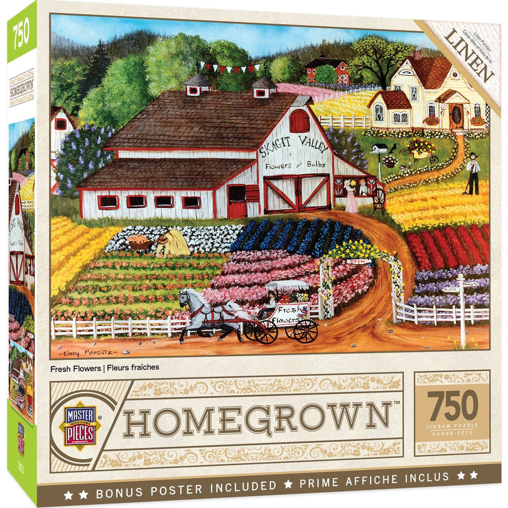 Homegrown - Fresh Flowers 750 Piece Jigsaw Puzzle (ONLINE ORDER ONLY)