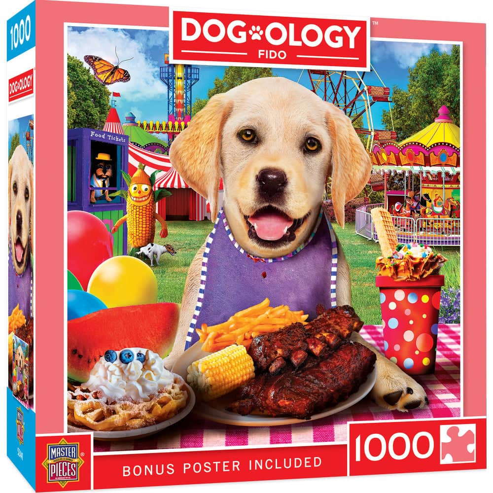 Dogology - Fido 1000 Piece Jigsaw Puzzle (ONLINE ORDER ONLY)