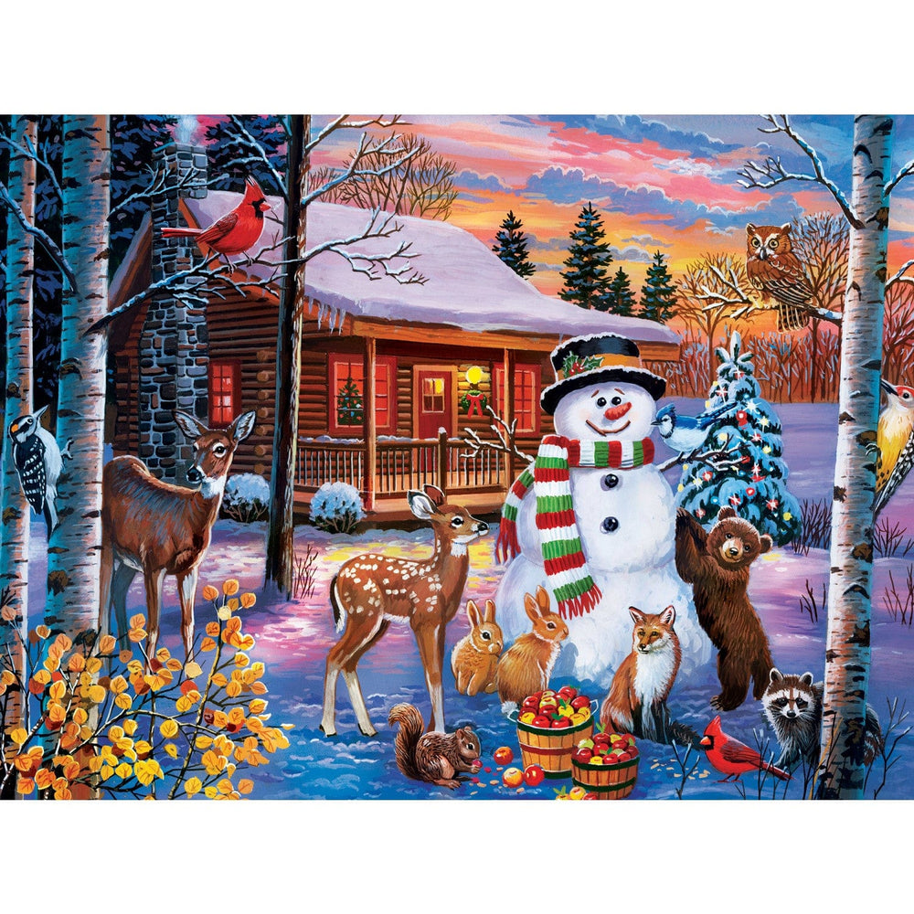 Happy Holidays - Winter Visitors 300 Piece EZ Grip Jigsaw Puzzle (ONLINE ORDER ONLY)