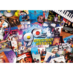 Greatest Hits - 90's Artists 1000 Piece Jigsaw Puzzle (ONLINE ORDER ONLY)