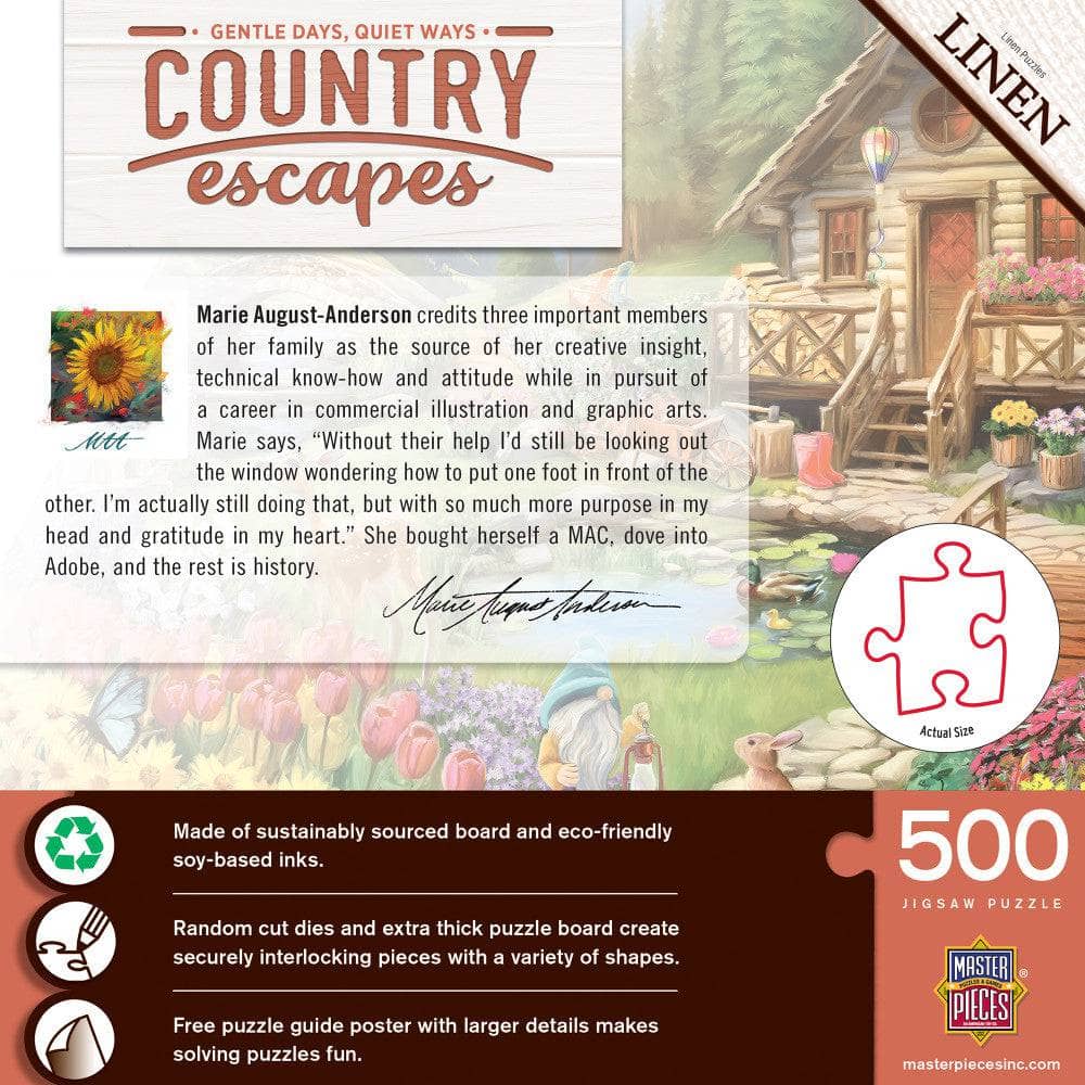 Country Escapes - Gentle Days, Quiet Ways 500 Piece Jigsaw Puzzle