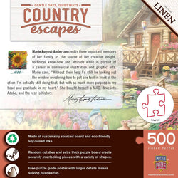 Country Escapes - Gentle Days, Quiet Ways 500 Piece Jigsaw Puzzle
