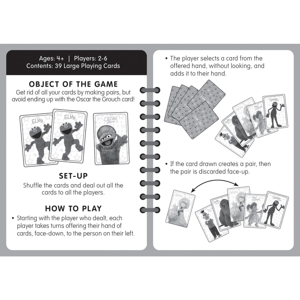 Sesame Street - Grouchy Old Oscar Card Game (ONLINE ORDER ONLY)