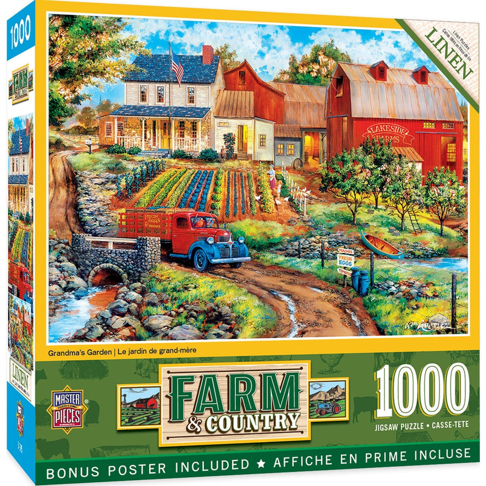 Farm & Country - Grandma's Garden 1000 Piece Jigsaw Puzzle (ONLINE ORDER ONLY)