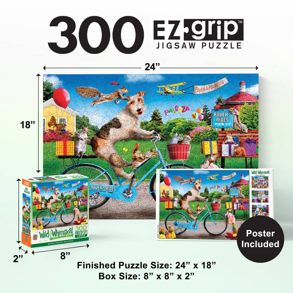 Wild & Whimsical - Rover Rides 300 Piece EZ Grip Jigsaw Puzzle