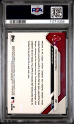 Graded 2025 Topps Now Kristian Campbell #20 Rookie RC Baseball Card PSA 8 Near Mint (ONLINE ORDER ONLY)