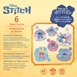 Disney - Stitch 6-Pack Wood Shaped Puzzles (ONLINE ORDER ONLY)