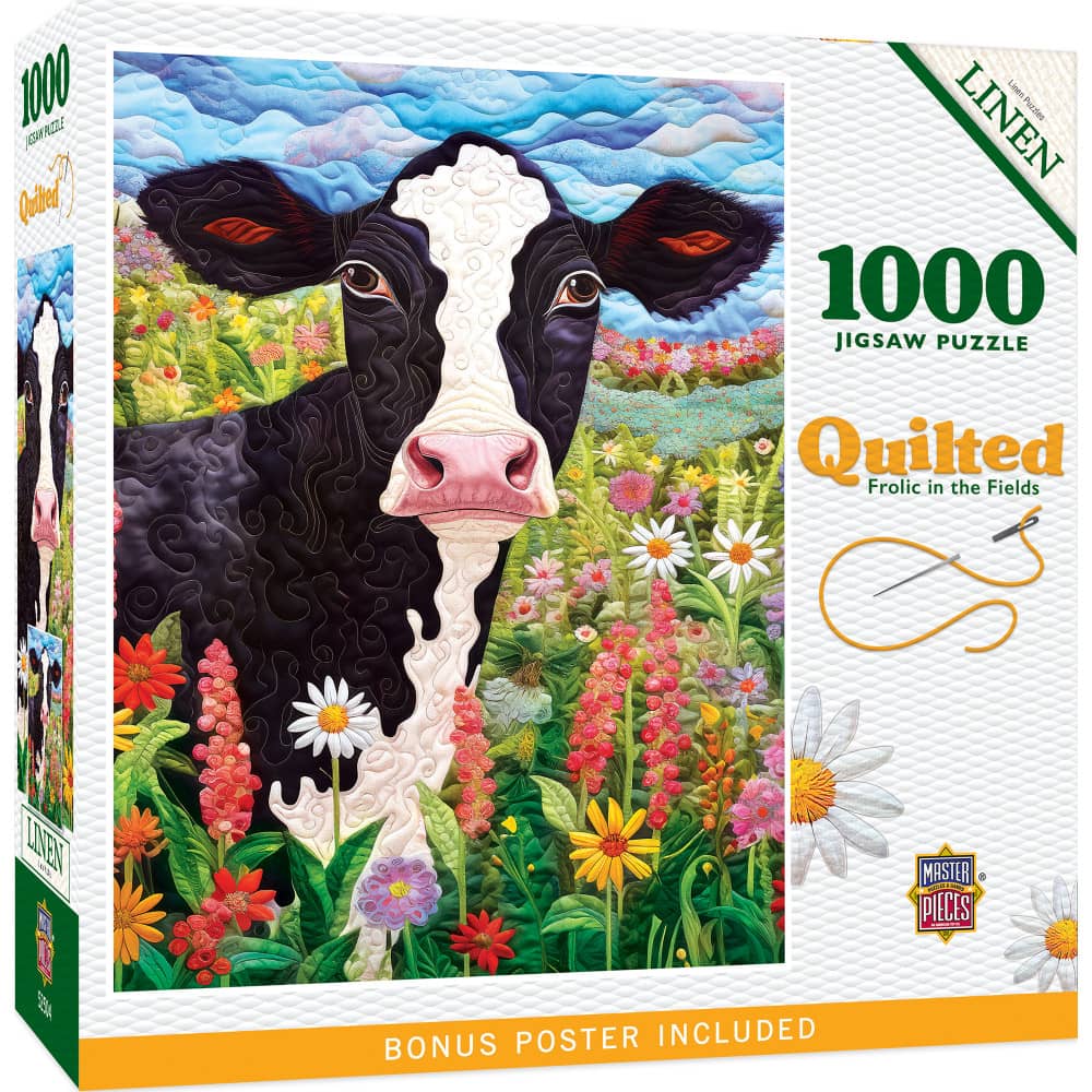 Quilted - Frolic in the Fields 1000 Piece Jigsaw Puzzle
