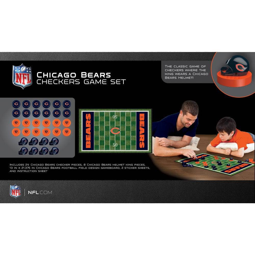 Chicago Bears Checkers Board Game (ONLINE ORDER ONLY)