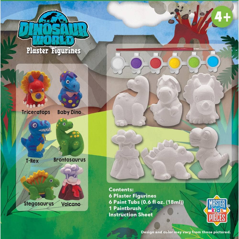 Dinosaur World - Plaster Figurine Paint Set