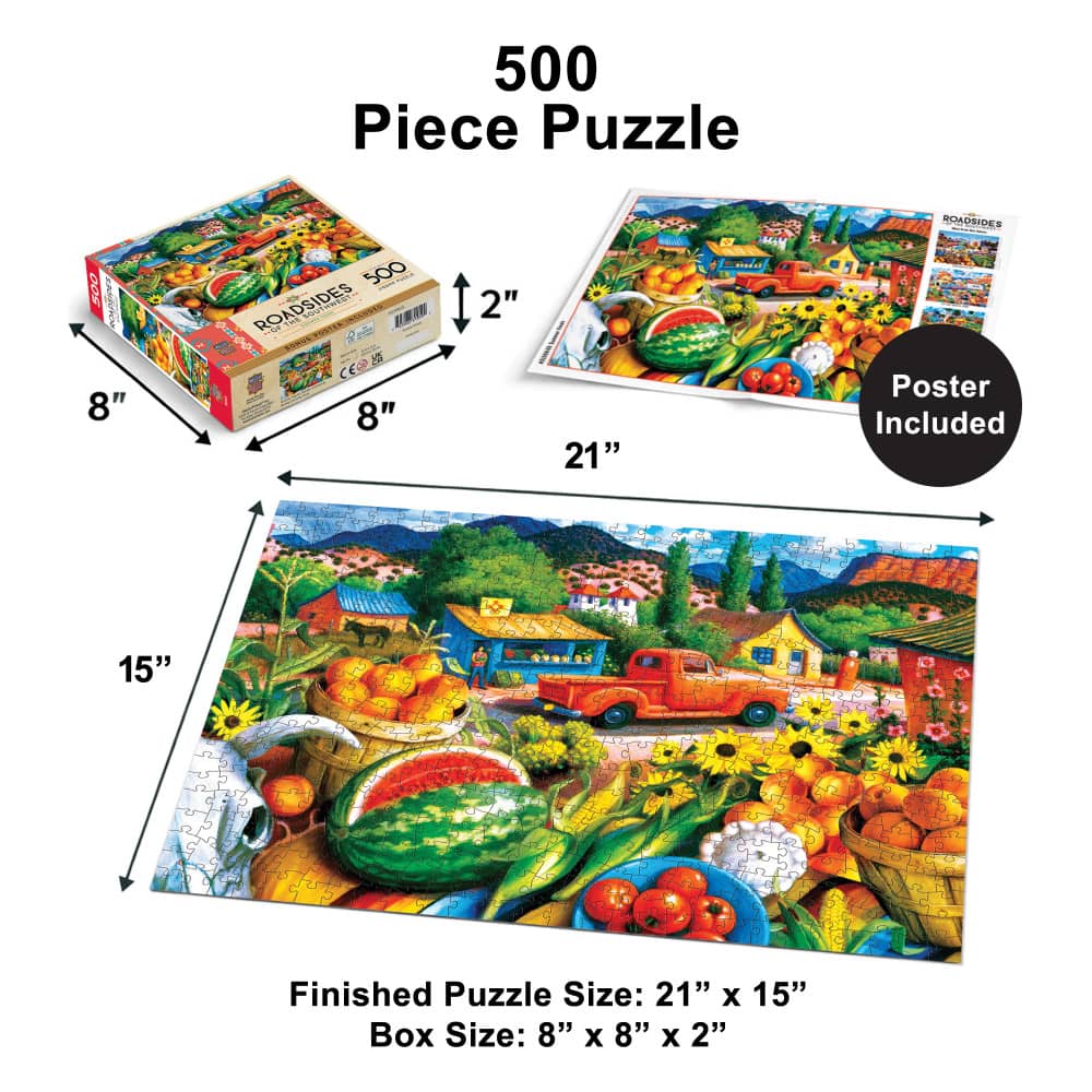 Roadsides of the Southwest - Summer Fresh 500 Piece Jigsaw Puzzle