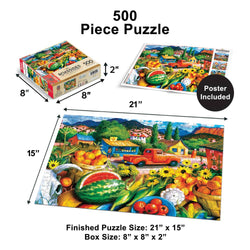Roadsides of the Southwest - Summer Fresh 500 Piece Jigsaw Puzzle