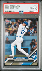 Graded 2024 Topps Now Shohei Ohtani #731 Baseball Card PSA 10 Gem Mint (ONLINE ORDER ONLY)