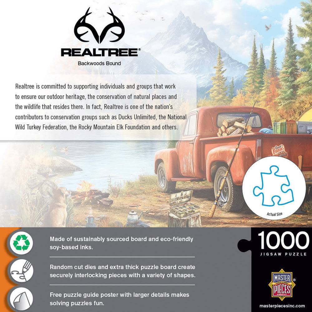 Realtree - Backwoods Bound 1000 Piece Jigsaw Puzzle (ONLINE ORDER ONLY)