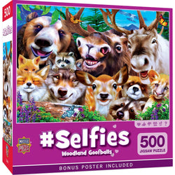 Selfies - Woodland Goofballs 500 Piece Jigsaw Puzzle (ONLINE ORDER ONLY)