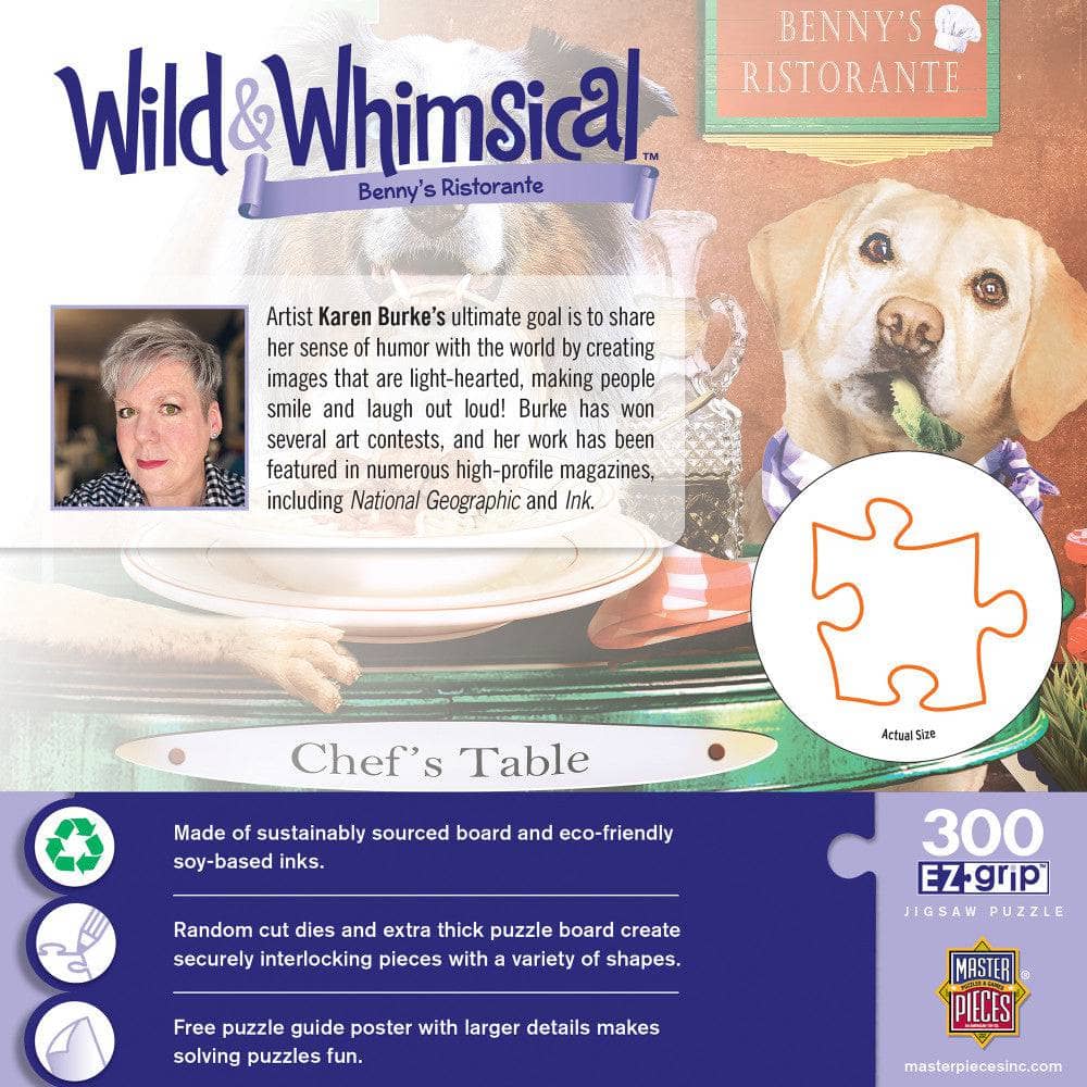 Wild & Whimsical - Benny's Ristorante 300 Piece EZ Grip Jigsaw Puzzle (ONLINE ORDER ONLY)