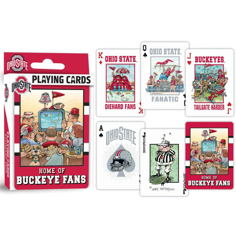 Ohio State Buckeyes Fan Deck Playing Cards - 54 Card Deck (ONLINE ORDER ONLY)
