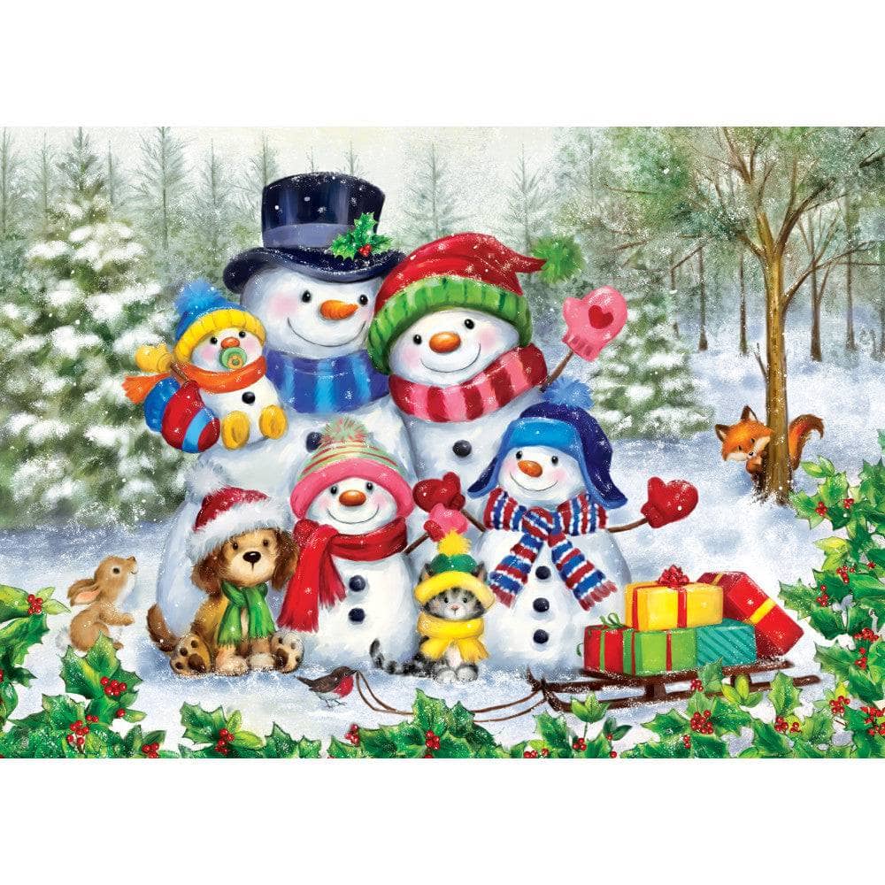 Sparkle & Shine - Frosty Family Moments 500 Piece Glitter Jigsaw Puzzle