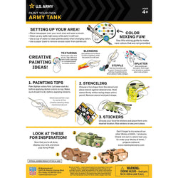 U.S. Army - Tank Wood Craft & Paint Kit