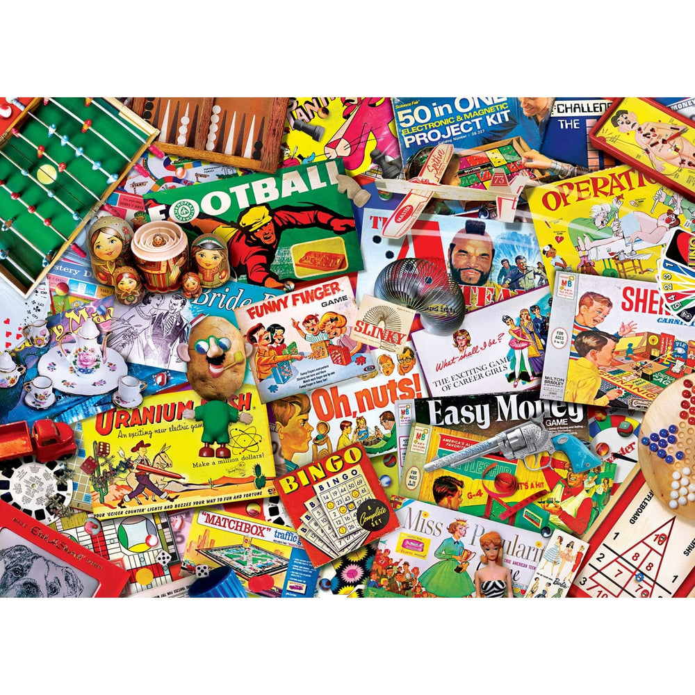 Flashbacks - Family Game Night 1000 Piece Jigsaw Puzzle (ONLINE ORDER ONLY)