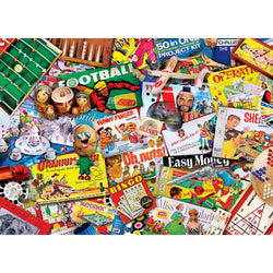 Flashbacks - Family Game Night 1000 Piece Jigsaw Puzzle (ONLINE ORDER ONLY)