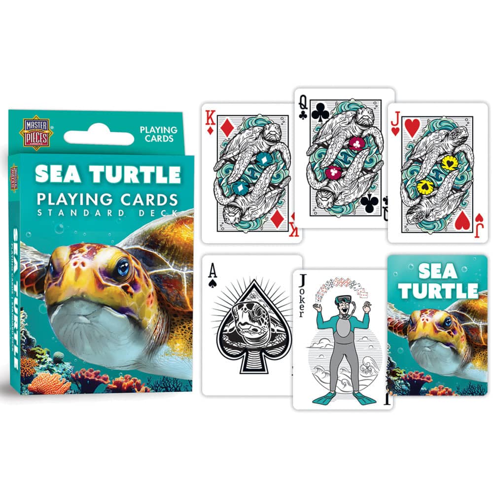 Sea Turtle Playing Cards - 54 Card Deck (ONLINE ORDER ONLY)