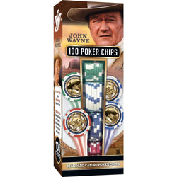 John Wayne 100 Piece Poker Chips