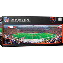 Chicago Bears - 1000 Piece Panoramic Jigsaw Puzzle - Center View (ONLINE ORDER ONLY)