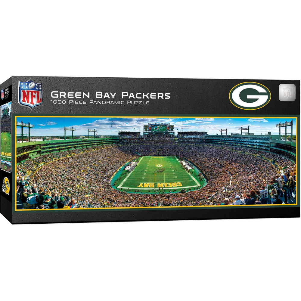 Green Bay Packers - 1000 Piece Panoramic Jigsaw Puzzle - End View (ONLINE ORDER ONLY)