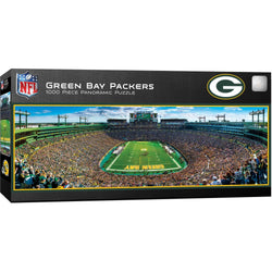 Green Bay Packers - 1000 Piece Panoramic Jigsaw Puzzle - End View (ONLINE ORDER ONLY)