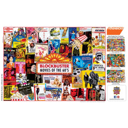 Flashbacks - Movie Posters 1000 Piece Jigsaw Puzzle (ONLINE ORDER ONLY)