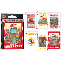Kansas City Chiefs Fan Deck Playing Cards - 54 Card Deck (ONLINE ORDER ONLY)