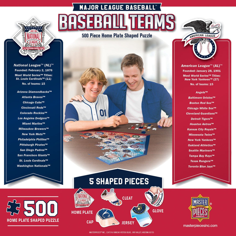 MLB - Home Plate 500 Piece Shaped Jigsaw Puzzle (ONLINE ORDER ONLY)