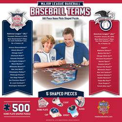 MLB - Home Plate 500 Piece Shaped Jigsaw Puzzle (ONLINE ORDER ONLY)