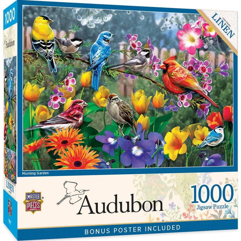 Audubon - Morning Garden 1000 Piece Jigsaw Puzzle (ONLINE ORDER ONLY)