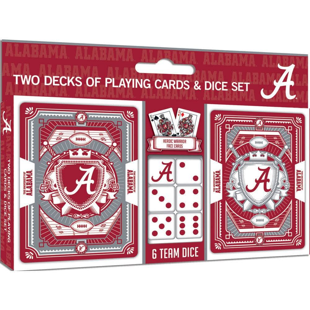 Alabama Crimson Tide - 2-Pack Playing Cards & Dice Set (ONLINE ORDER ONLY)