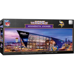 Minnesota Vikings - Stadium View 1000 Piece Panoramic Jigsaw Puzzle (ONLINE ORDER ONLY)