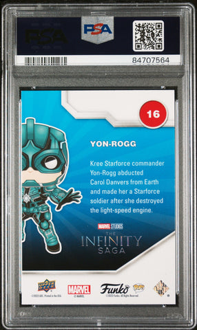 2023 UPPER DECK FUNKO POP MARVEL  YONROGG SPECTRUM #16  PSA 9 (Online Order Only)