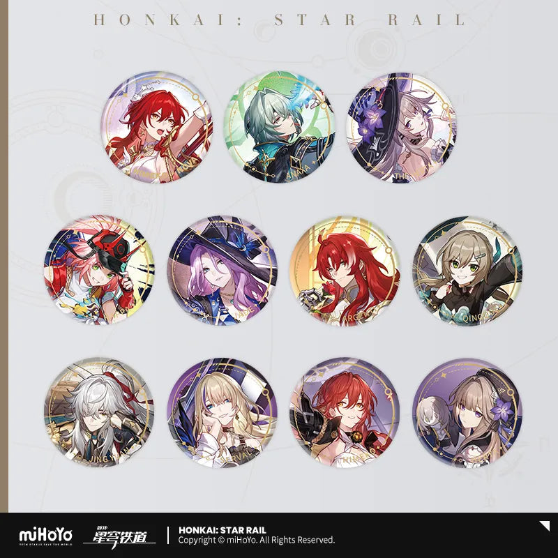 Honkai: Star Rail The Erudition Character Warp Artwork Tinplate Badge