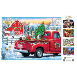 Sparkle & Shine - Winter's Joyful Arrival 500 Piece Glitter Jigsaw Puzzle (ONLINE ORDER ONLY)