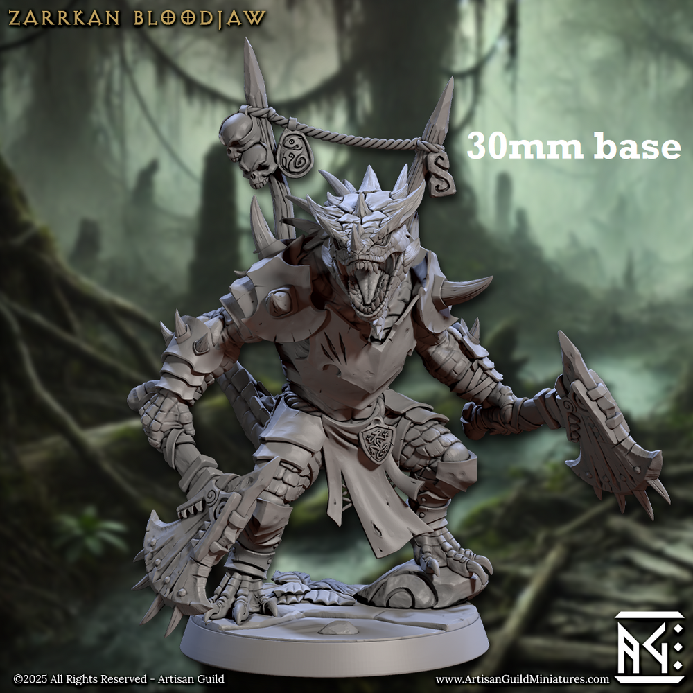 Zarrkan Bloodjaw (Male Lizardfolk Warlord) (Online Only)