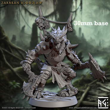 Zarrkan Bloodjaw (Male Lizardfolk Warlord) (Online Only)