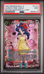 2022 DRAGON BALL SUPER MYTHIC BOOSTER LAUNCH, FMN. WILES #P-274 - PSA 9 (Online Order Only)