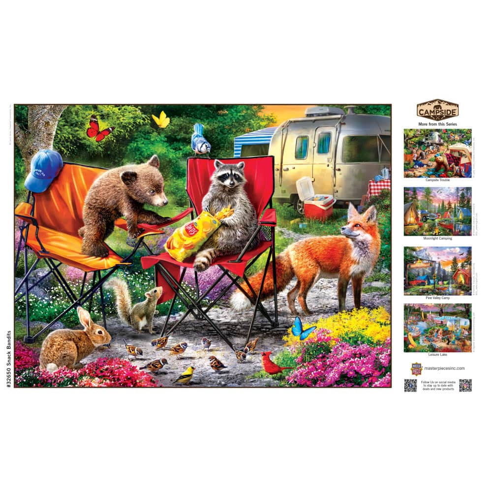 Campside - Snack Bandits 300 Piece EZ Grip Jigsaw Puzzle (ONLINE ORDER ONLY)