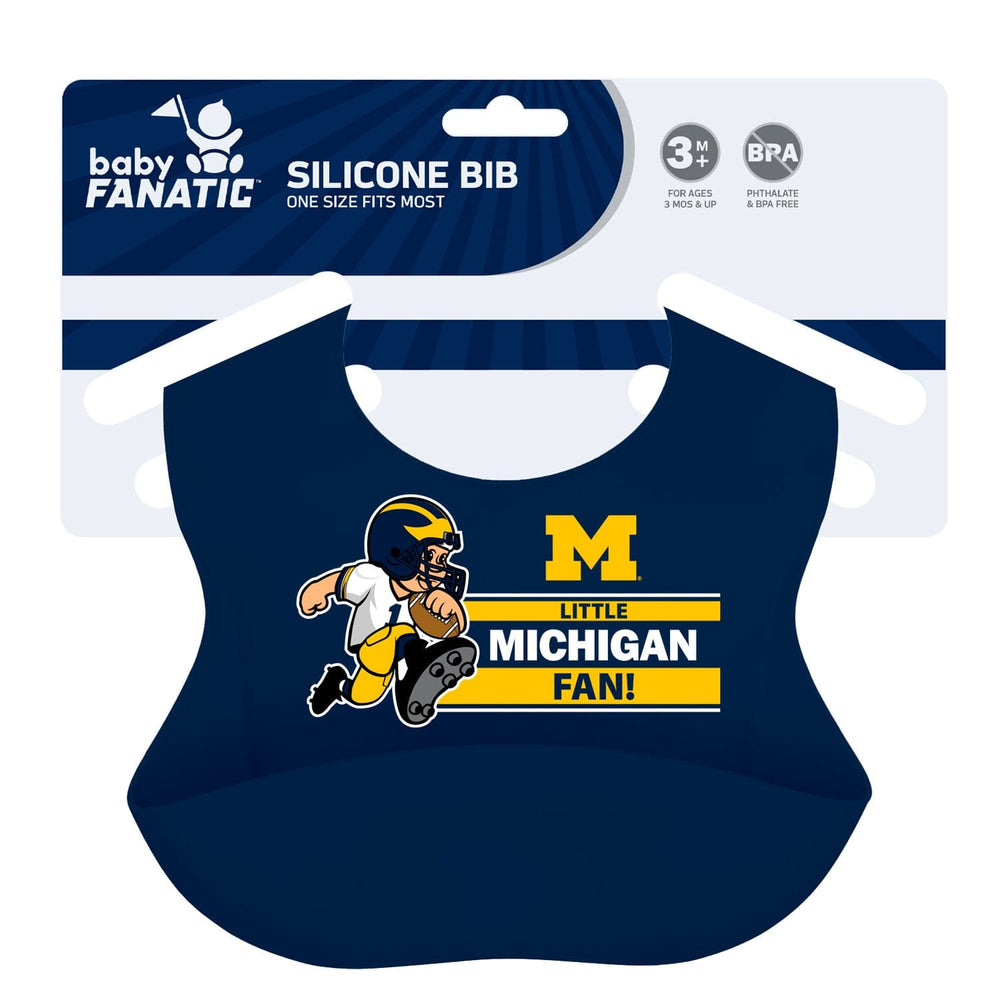 Michigan Wolverines - NCAA Silicone Bib (ONLINE ORDER ONLY)