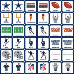 Dallas Cowboys Matching Game